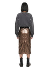 Metallic Pencil Skirt Set