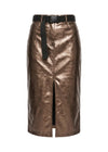 Metallic Pencil Skirt Set
