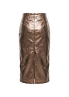 Metallic Pencil Skirt Set