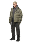 Quilted Olive Puffer Jacket