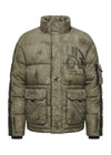 Quilted Olive Puffer Jacket