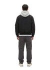 Oversized Black Zip Hoodie