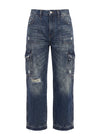 Distressed Graphic Tee & Jeans Set
