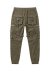 Olive Cargo Jogger Set
