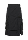 Graphic Print Midi Skirt Set
