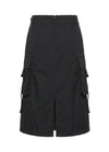 Graphic Print Midi Skirt Set